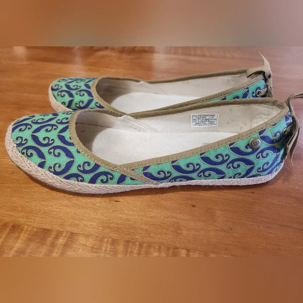Ugg Australia Indah Marrakech Ballet Flat Slip On Shoes 9.5
